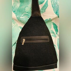 The Sak Black Knit Hobo Bag